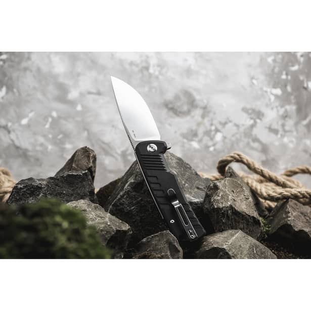 10 - Нож складной Ganzo G769-BK, черный