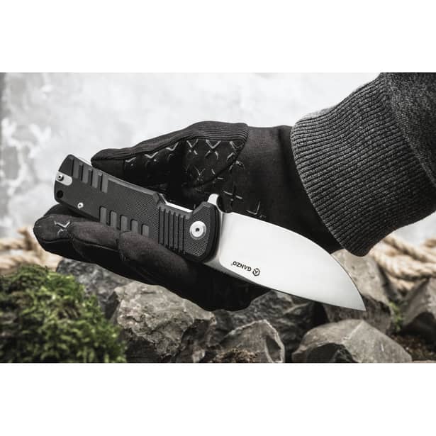 13 - Нож складной Ganzo G769-BK, черный