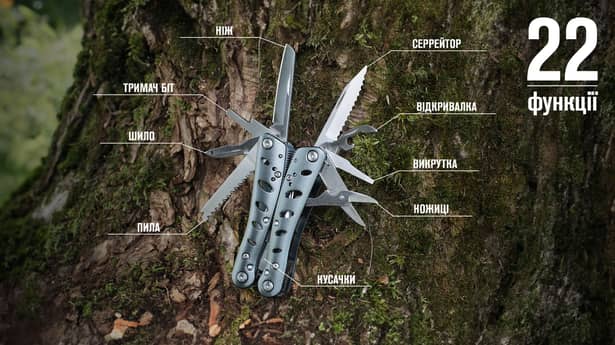 4 - Мультитул Multi Tool Ganzo G101-H (G205)