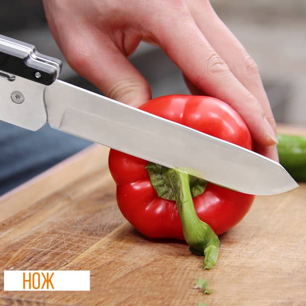 36 - Компактний набір для барбекю Roxon S601 металевий