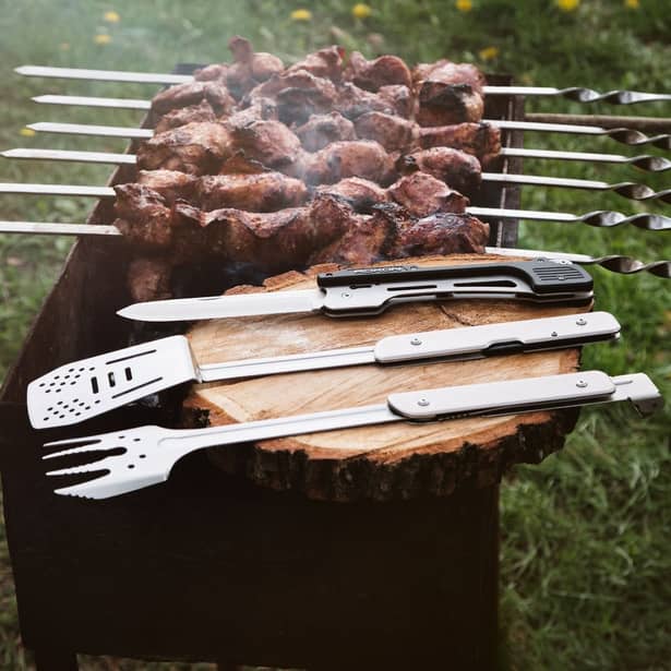 10 - Компактний набір для барбекю Roxon S601 металевий