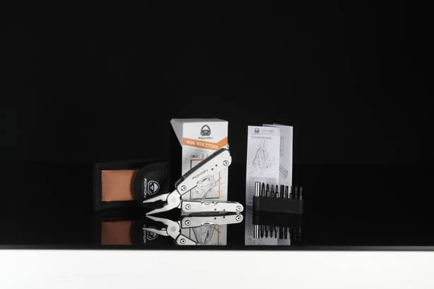 12 - Міні мультитул Roxon M2 зі змінними бітами, сірий