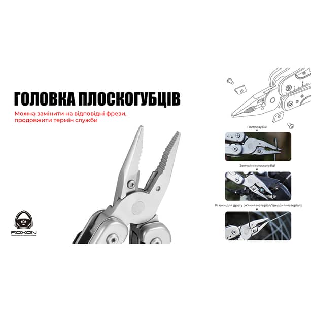 15 - Мультитул Roxon Flash S803E (20 в 1)