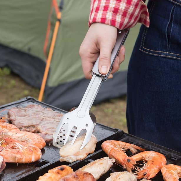 4 - Компактний набір для барбекю Roxon S602 металевий