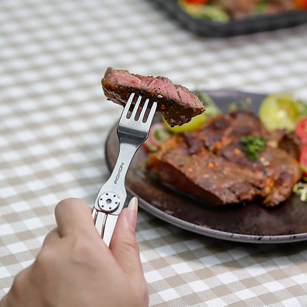 18 - Набор столовых приборов Roxon C1S 3 in1 (ложка, вилка, нож), нержавеющая сталь