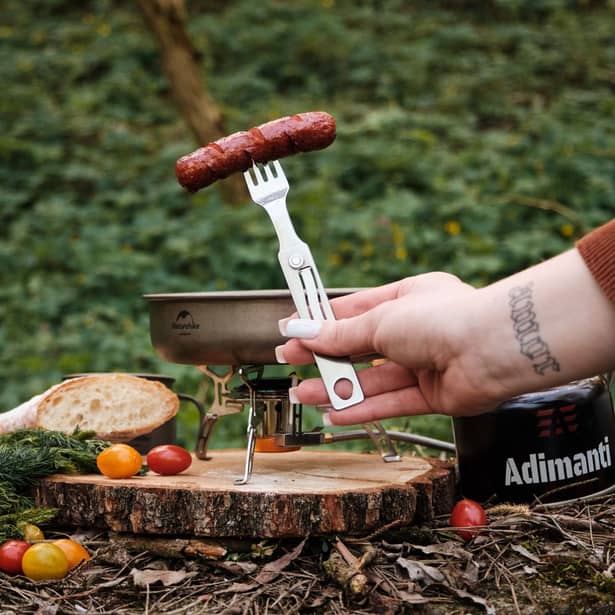 12 - Набор столовых приборов Roxon C1S 3 in1 (ложка, вилка, нож), нержавеющая сталь