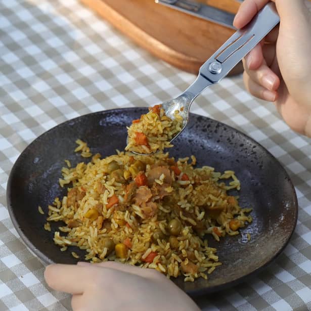 6 - Набор столовых приборов Roxon C2 2 in1 (ложка, вилка), нержавеющая сталь