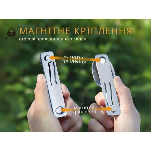 9 - Набор столовых приборов Roxon C2 2 in1 (ложка, вилка), нержавеющая сталь