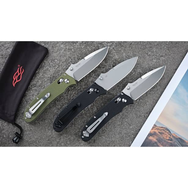 8 - Нож складной Ganzo D704-BK, черный