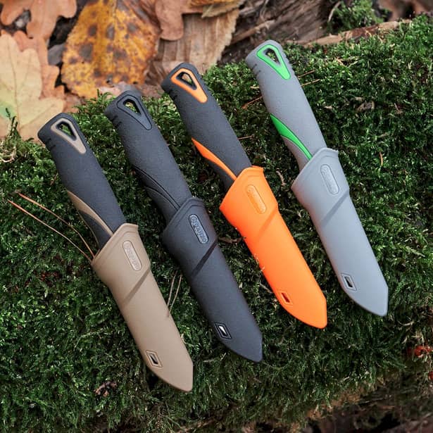 12 - Нож с ножнами Ganzo G807-OR , оранжевый