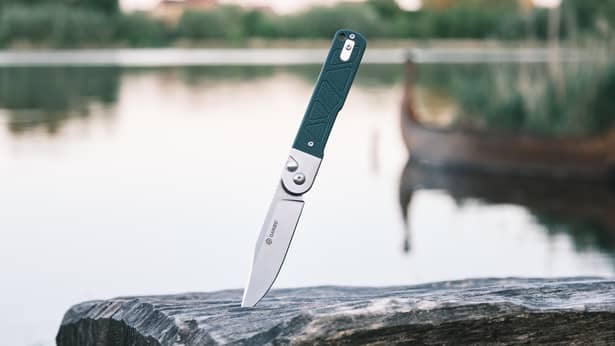 2 - Нож складной Ganzo G767-GB, зеленый