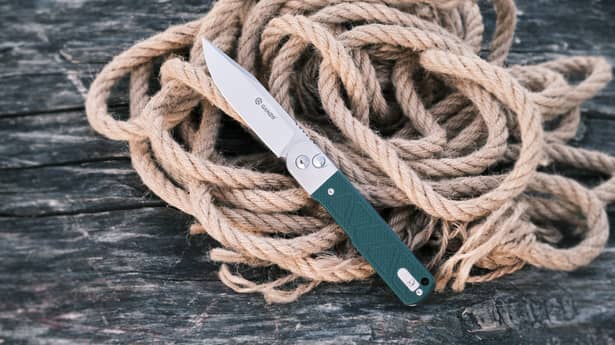 3 - Нож складной Ganzo G767-GB, зеленый