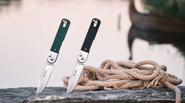 7 - Нож складной Ganzo G767-GB, зеленый