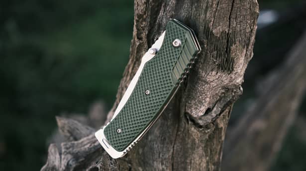 10 - Нож складной Ganzo G618-GR, зеленый