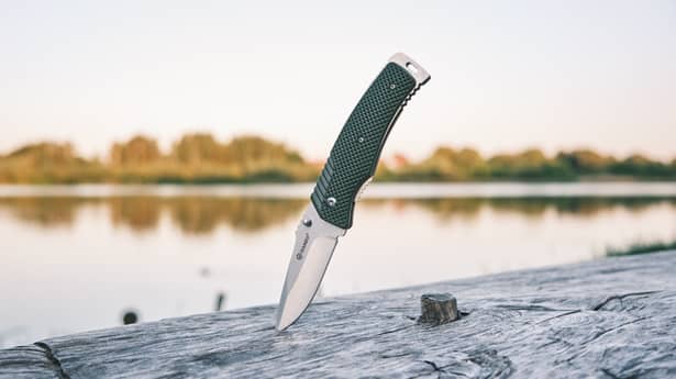 11 - Нож складной Ganzo G618-GR, зеленый