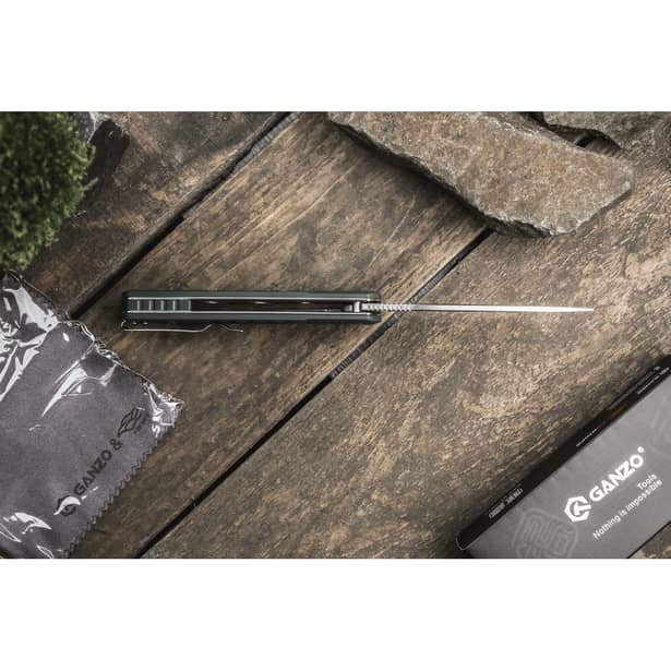 14 - Нож складной Ganzo G769-GR, зеленый