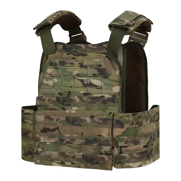 3 - Плитоноска Ares Gen.2 З системою швидкого скидання, для бронеплит розміром 25х30 см. Колір Мультикам