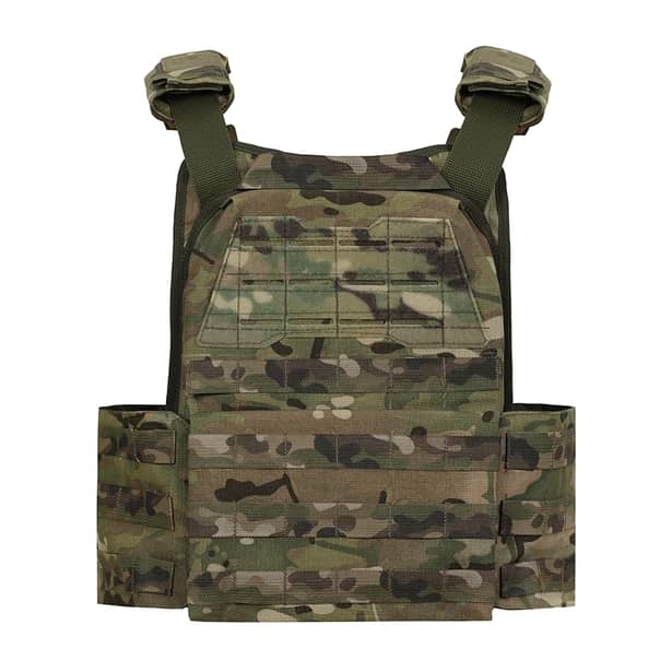 4 - Плитоноска Ares Gen.2 З системою швидкого скидання, для бронеплит розміром 25х30 см. Колір Мультикам