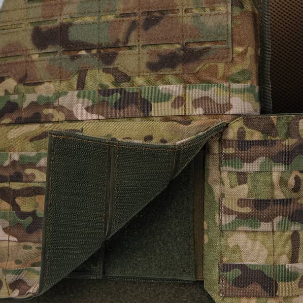 6 - Плитоноска Ares Gen.2 З системою швидкого скидання, для бронеплит розміром 25х30 см. Колір Мультикам