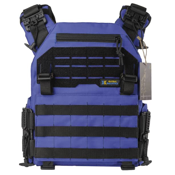 2 - Плитоноска Warmor Gen.3 Pro с системой быстрого сброса. Molle. Цвет Синий