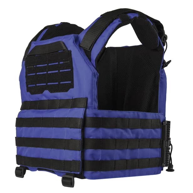 3 - Плитоноска Warmor Gen.3 Pro с системой быстрого сброса. Molle. Цвет Синий