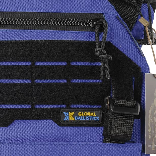 9 - Плитоноска Warmor Gen.3 Pro с системой быстрого сброса. Molle. Цвет Синий