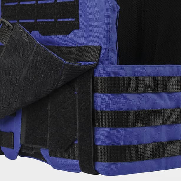 10 - Плитоноска Warmor Gen.3 Pro с системой быстрого сброса. Molle. Цвет Синий