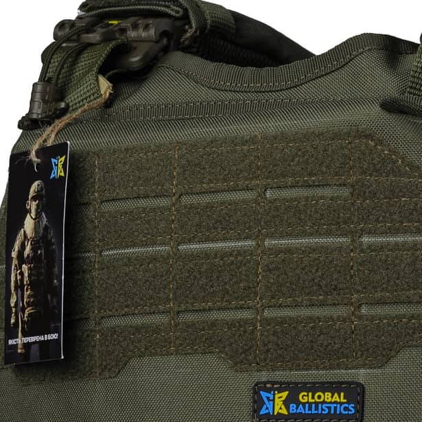 6 - Плитоноска Ares Gen.2 З системою швидкого скидання, для бронеплит розміром 25х30 см. Колір Олива