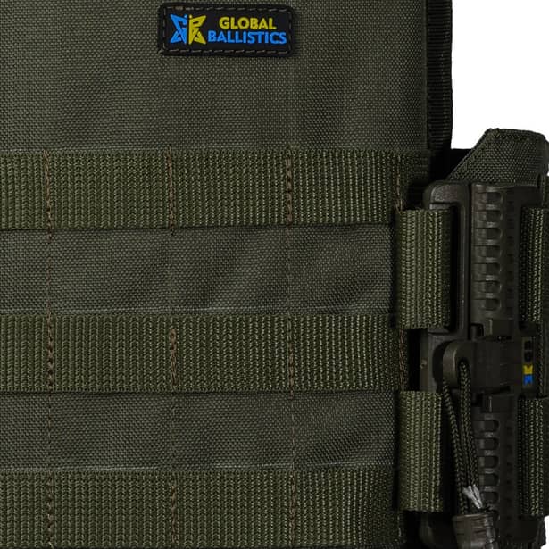 8 - Плитоноска Ares Gen.2 З системою швидкого скидання, для бронеплит розміром 25х30 см. Колір Олива