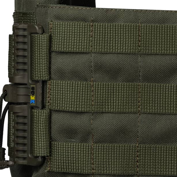 9 - Плитоноска Ares Gen.2 З системою швидкого скидання, для бронеплит розміром 25х30 см. Колір Олива