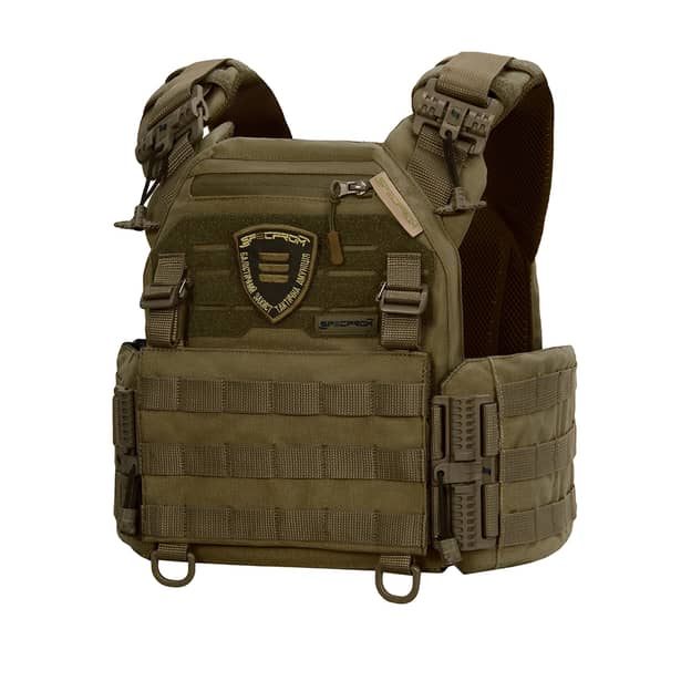 1 - Плитоноска Warmor Gen.3 Pro с системой быстрого сброса. Molle. Цвет Олива