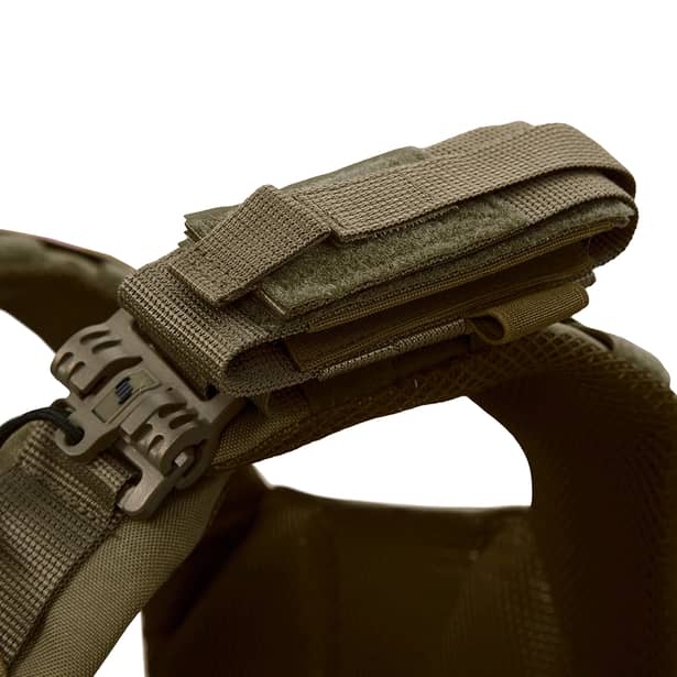 6 - Плитоноска Warmor Gen.3 Pro Max. Система быстрого сброса. (Комплект 7 подсумков). Цвет Олива