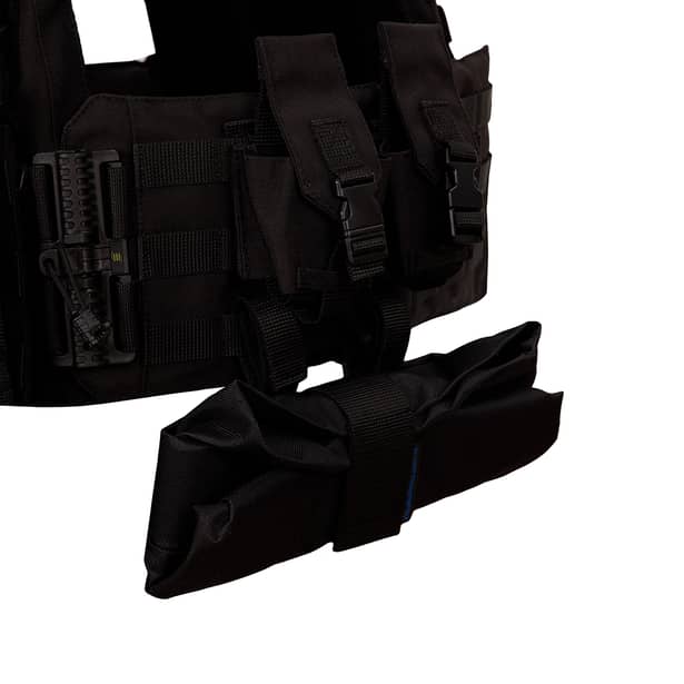 10 - Плитоноска Warmor Gen.3 Pro Max. Система быстрого сброса. (Комплект 7 подсумков). Цвет Черный