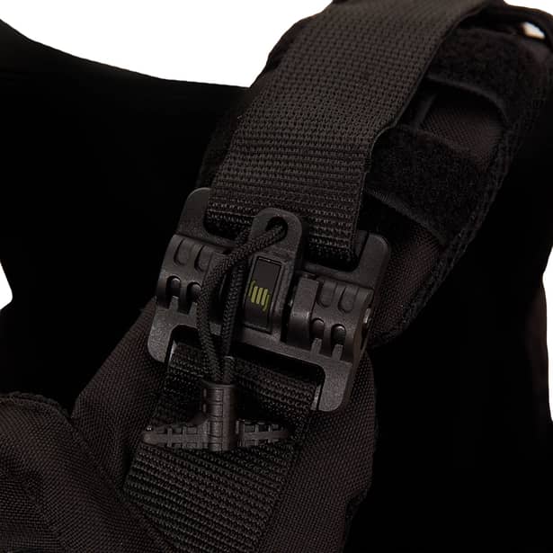 14 - Плитоноска Warmor Gen.3 Pro Max. Система быстрого сброса. (Комплект 7 подсумков). Цвет Черный