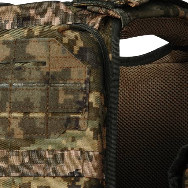 5 - Плитоноска Ares Gen.2. (Комплект 7 подсумков) с системой быстрого сброса. Molle. Цвет Пиксель