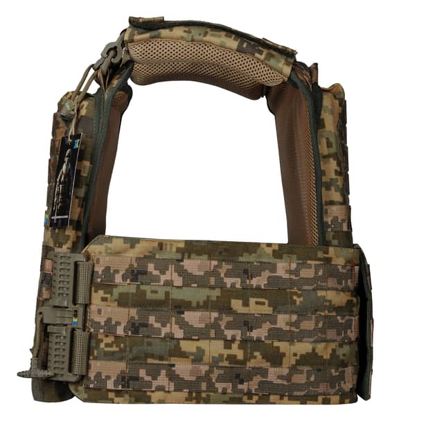 3 - Плитоноска Ares Gen.2 З системою швидкого скидання, для бронеплит розміром 25х30 см. Колір Піксель