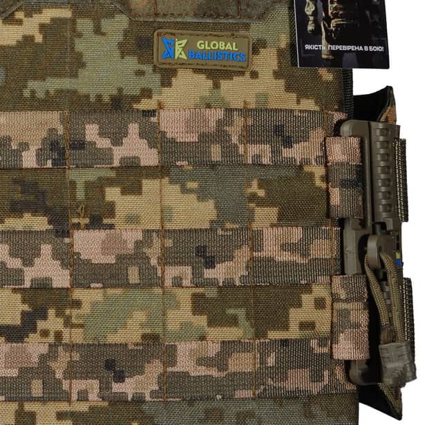 7 - Плитоноска Ares Gen.2 З системою швидкого скидання, для бронеплит розміром 25х30 см. Колір Піксель