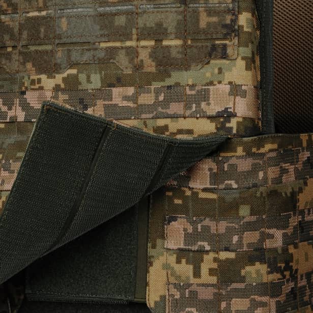 8 - Плитоноска Ares Gen.2 З системою швидкого скидання, для бронеплит розміром 25х30 см. Колір Піксель