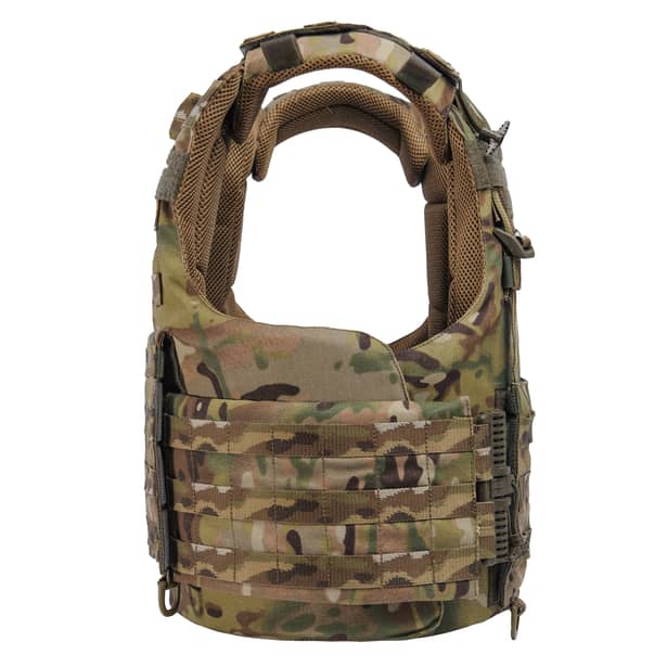 4 - Плитоноска Warmor Gen.4 (Комплект 4 підсумки) з системою швидкого скидання. Molle. Колір Мультикам