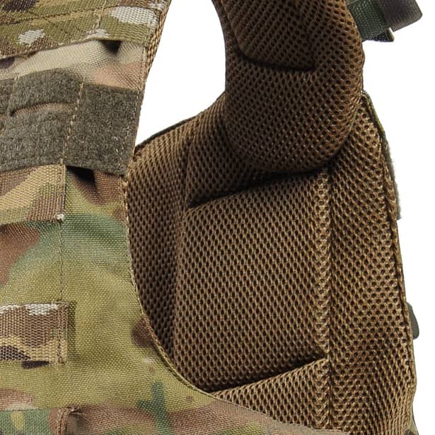 8 - Плитоноска Warmor Gen.4 (Комплект 4 підсумки) з системою швидкого скидання. Molle. Колір Мультикам