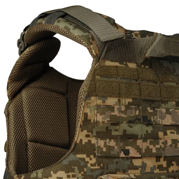 5 - Плитоноска Warmor Gen.4 (Комплект 4 подсумки) с системой быстрого сброса. Molle. Цвет Пиксель