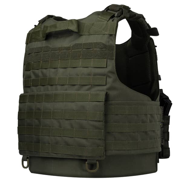 5 - Плитоноска Warmor Gen.4 (Комплект 4 подсумки) с системой быстрого сброса. Molle. Цвет Олива.