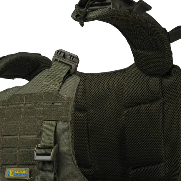 6 - Плитоноска Warmor Gen.4 (Комплект 4 подсумки) с системой быстрого сброса. Molle. Цвет Олива.