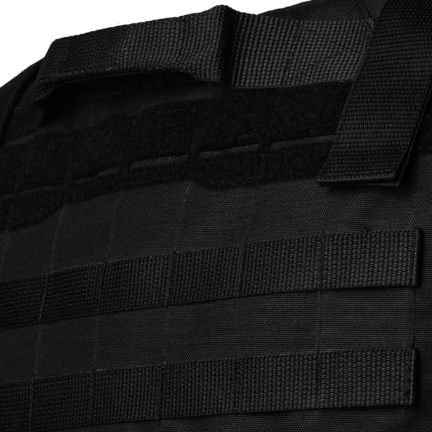 12 - Плитоноска Warmor Gen.4 (Комплект 4 подсумки) с системой быстрого сброса. Molle. Цвет Черная