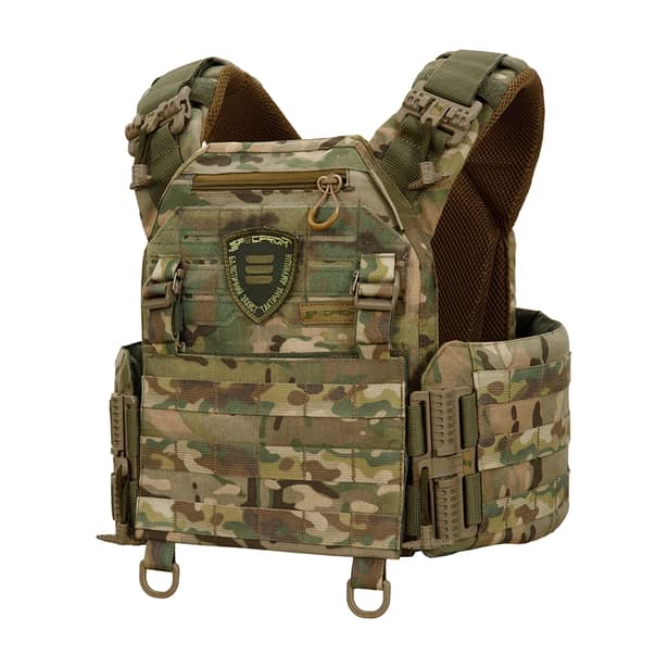1 - Плитоноска Warmor Gen.3 Pro з системою швидкого скидання. Molle. Колір Мультикам