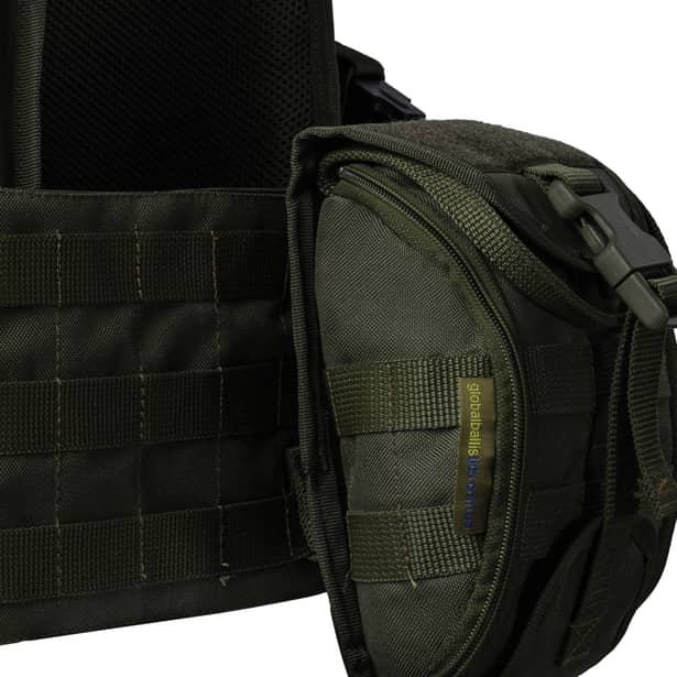 8 - Плитоноска Ares Gen.2. (Комплект 7 подсумков) с системой быстрого сброса. Molle. Цвет Олива