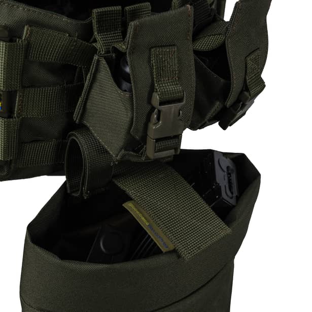 10 - Плитоноска Ares Gen.2. (Комплект 7 подсумков) с системой быстрого сброса. Molle. Цвет Олива