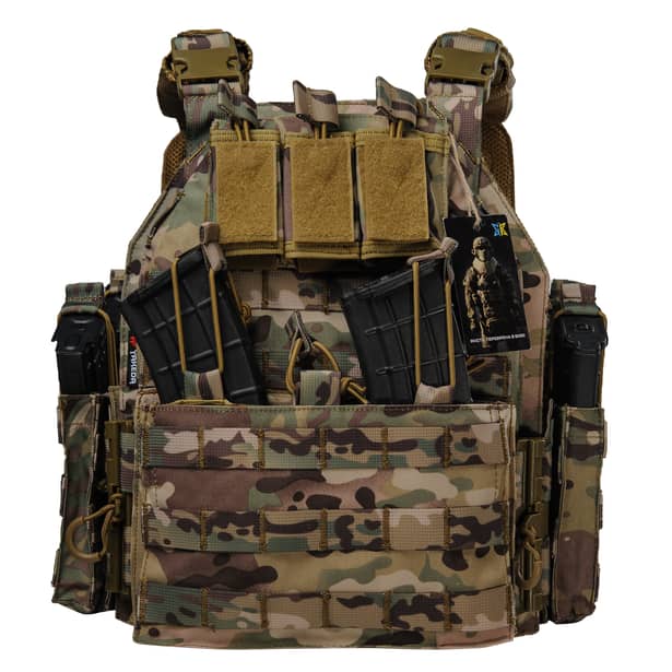 7 - Плитоноска Yakeda с сиcтемой быстрого сброса. Мультикам