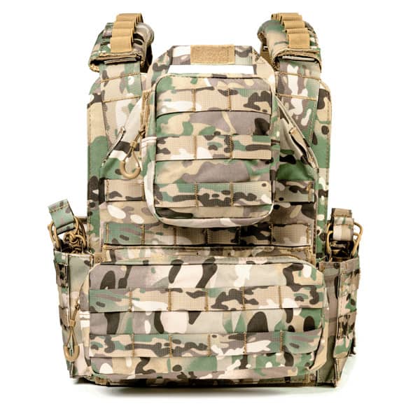 4 - Плитоноска разгрузка на 9 магазинов. Мультикам