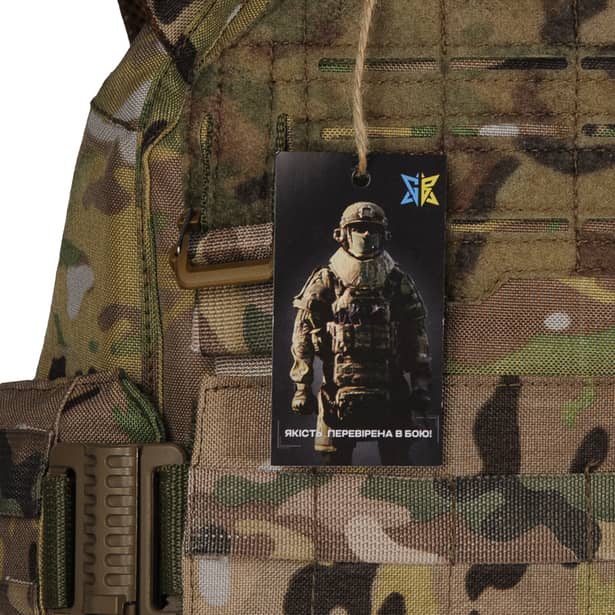 10 - Плитоноска женская Warmor gen.3 FL (for Ladies). Без подсумков. С быстрым боковым и верхним сбросом (без плит). Мультикам.